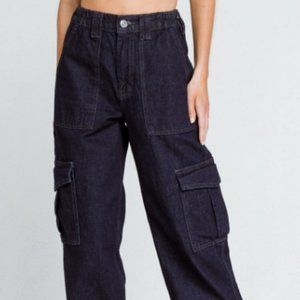 BDG Urban Outfitters Skate Cargo Jeans (Raw Denim)